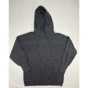 Vintage RTW Ready To Wind Down Womens XL Lambswool Knit Hoodie Sweater Ribbed